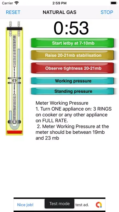 GB Gas Tightness Testing Ekran Görüntüleri