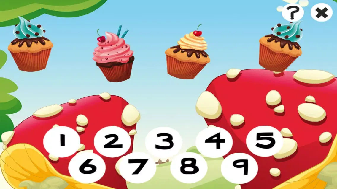Tangkapan skrin 123 Counting Bakery for Children: Learn to Count the Numbers 1-10