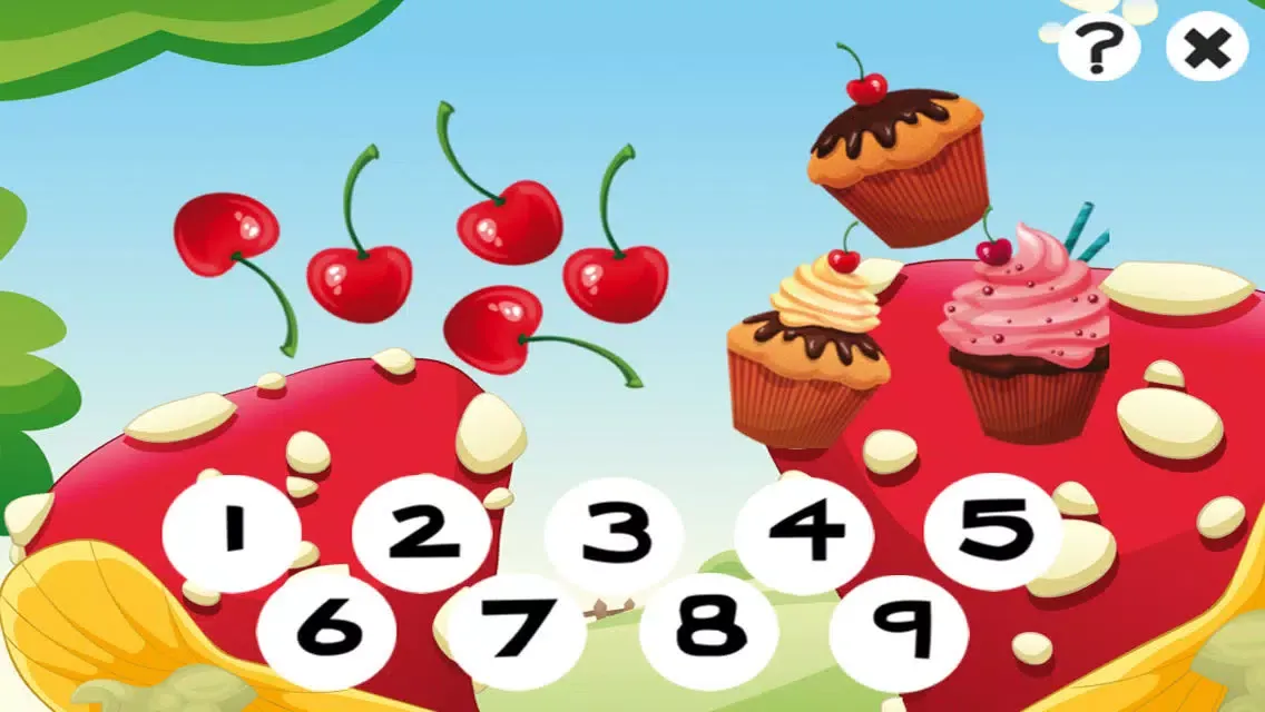 Tangkapan skrin 123 Counting Bakery for Children: Learn to Count the Numbers 1-10