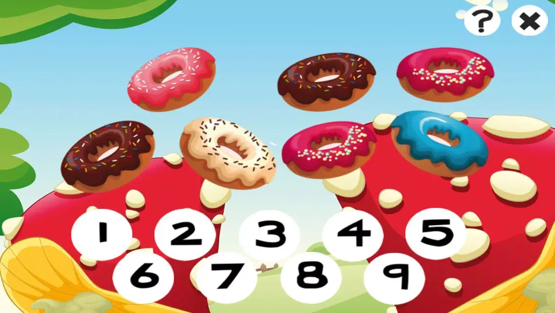 Tangkapan skrin 123 Counting Bakery for Children: Learn to Count the Numbers 1-10