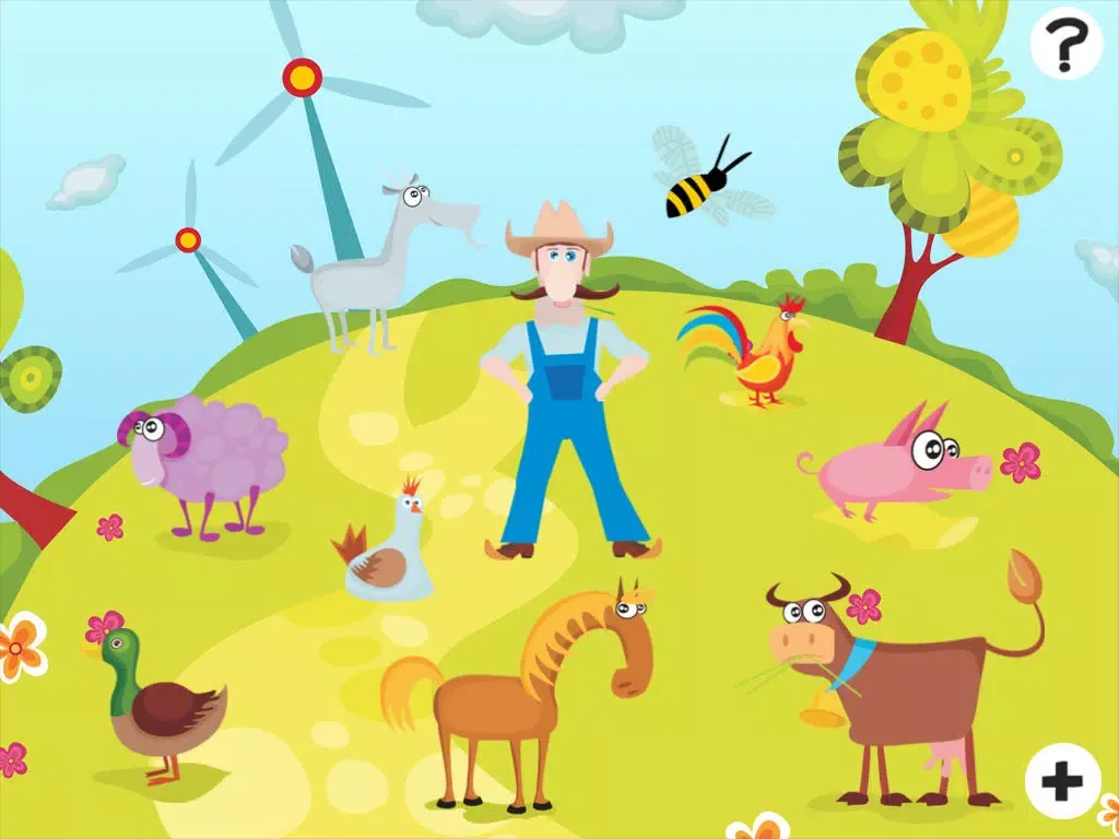 123 Farm counting game for children: Learn to count the numbers 1-10 with pets and animals of the barn iPad スクリーンショット