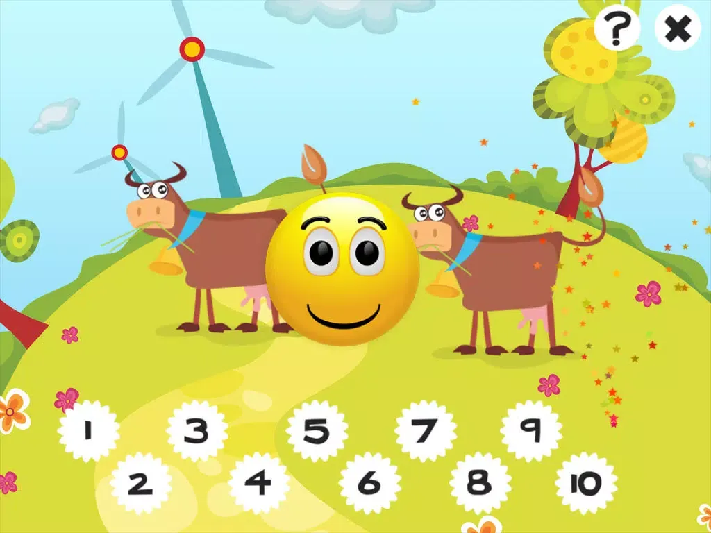 123 Farm counting game for children: Learn to count the numbers 1-10 with pets and animals of the barn iPad スクリーンショット