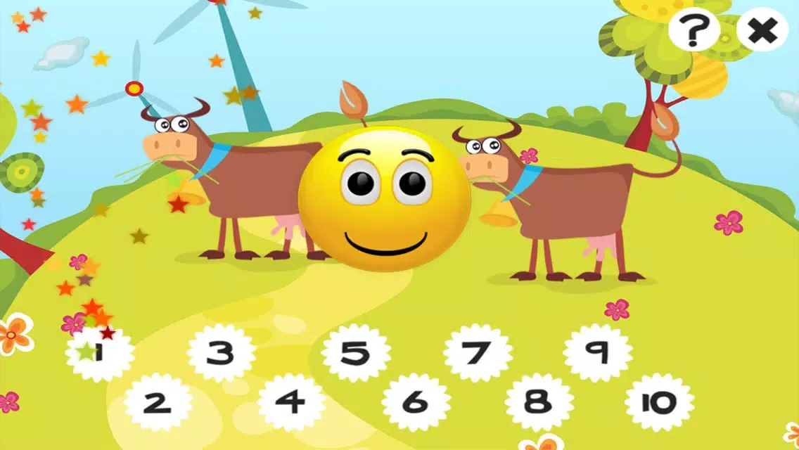 123 Farm counting game for children: Learn to count the numbers 1-10 with pets and animals of the barn スクリーンショット