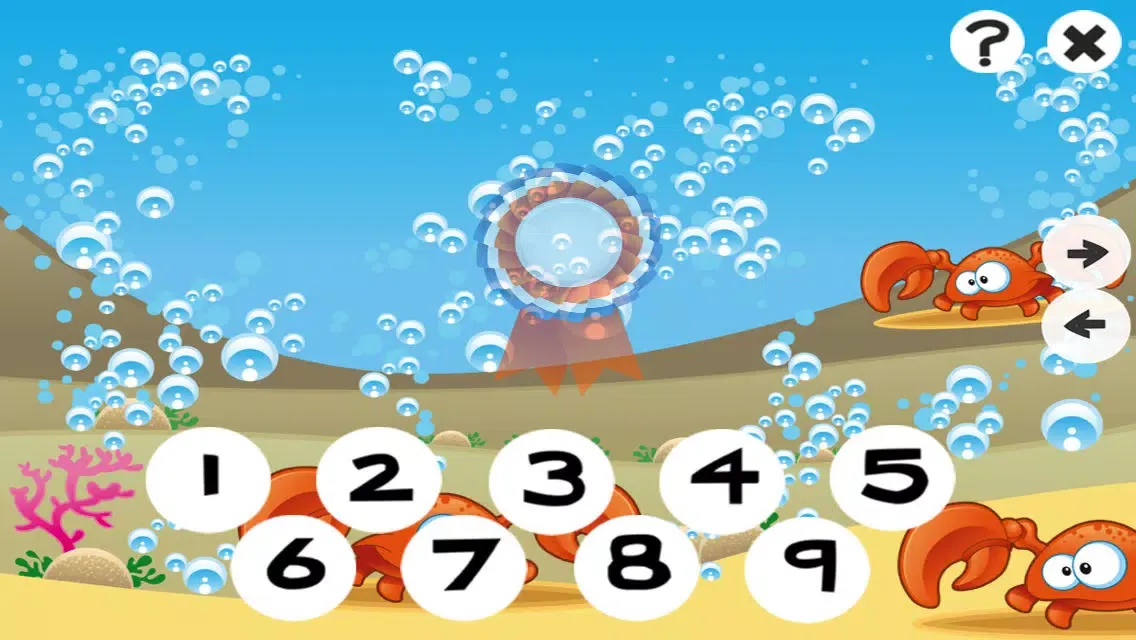 ภาพหน้าจอของ 123 Counting Fish for Children: Learn to Count the Numbers 1-10