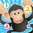 123 Safari Counting Game for Children: Learn to count the numbers 1-10 with animals of the nature