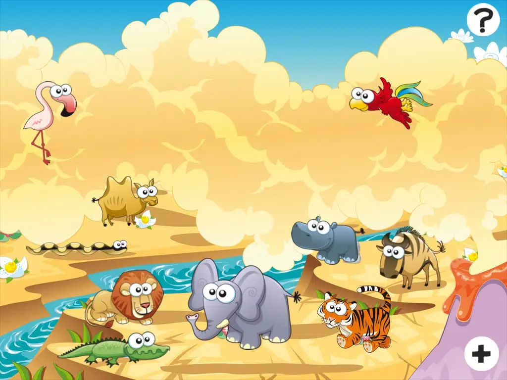 Capturas de pantalla de Savannah counting game for children: Learn to count the numbers 1-10 with safari animals iPad 