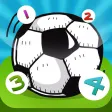 123 Soccer Counting Game for Children age 2-5: Learn to count the numbers 1-10 with football