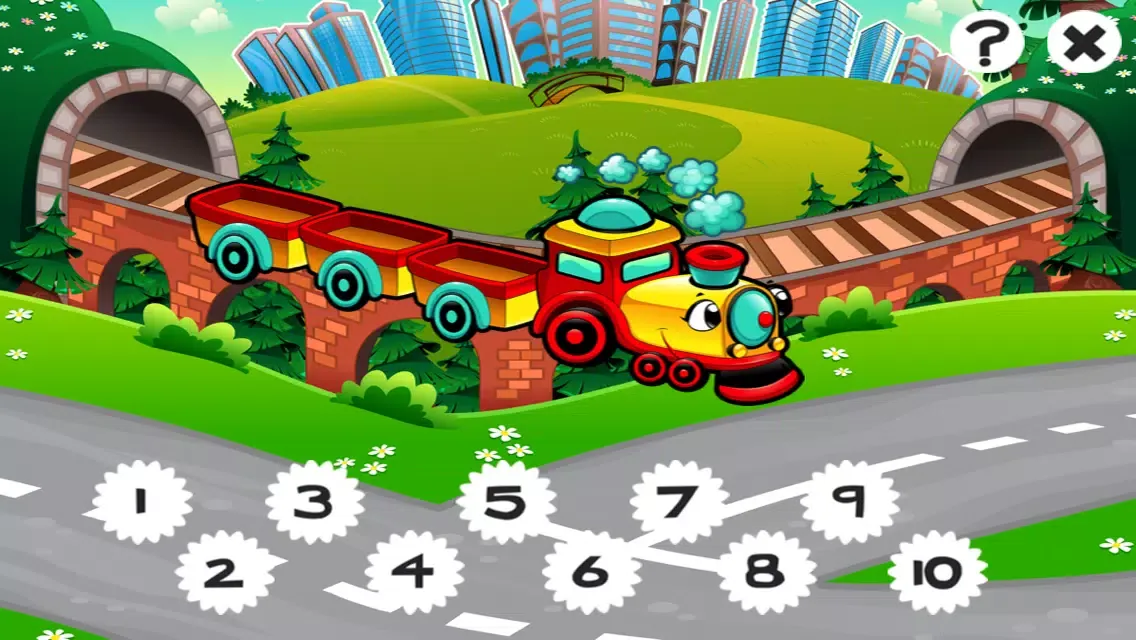 123 Cars Counting Game for Children: Learn to count the numbers 1-10 with vehicles of the city應用截圖