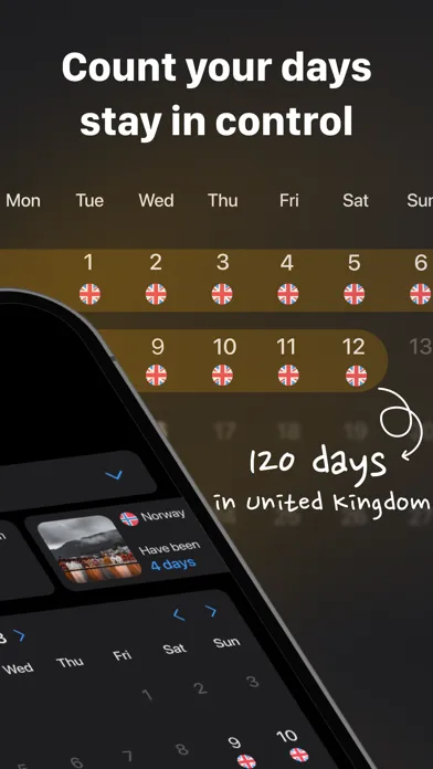 Country Day Tracker: I've been应用截图