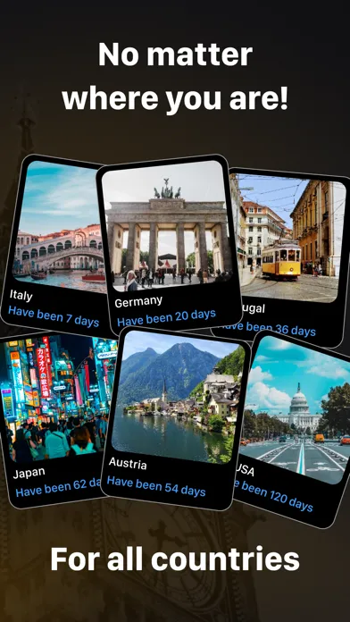 Country Day Tracker: I've been应用截图
