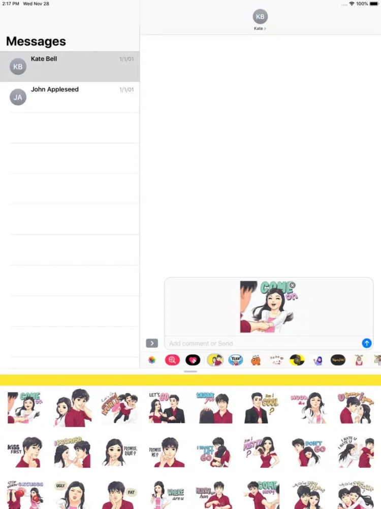 Romantic Couple In Love iPad 應用截圖