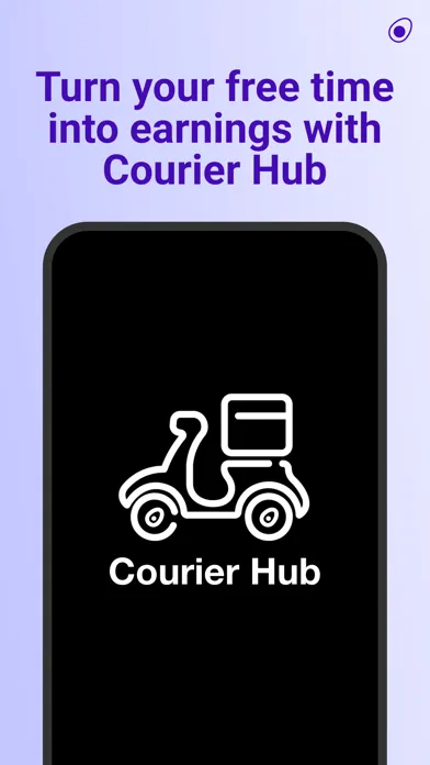 Capturas de tela do Courier Hub