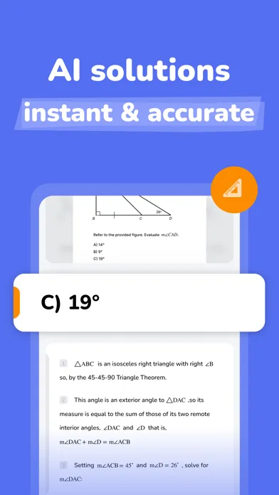 Capturas de pantalla de Answer App - Coursology AI