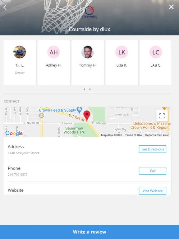 Courtside by dlux iPad  Screenshots