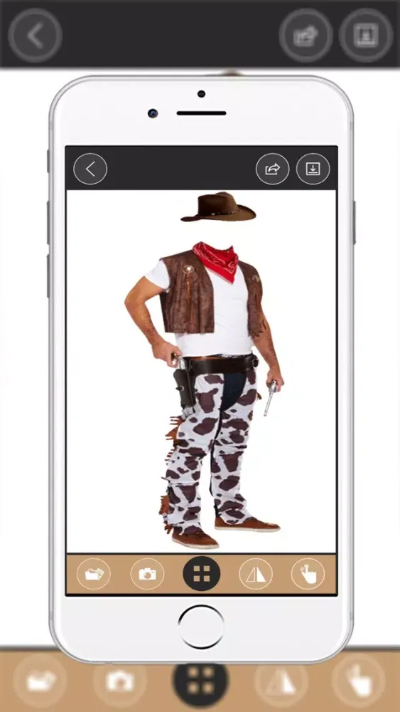 ภาพหน้าจอของ Cowboy photo suit dresses