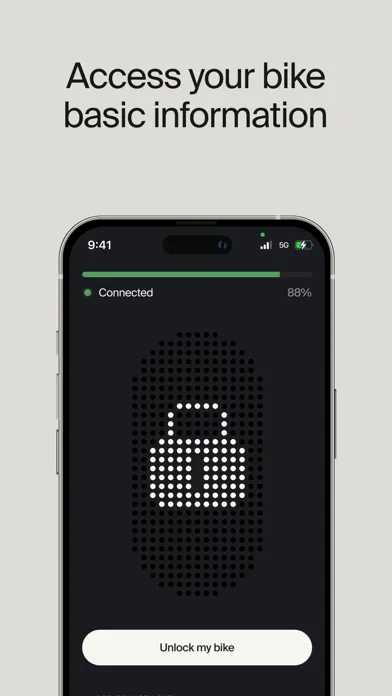 Screenshot di Bikey App