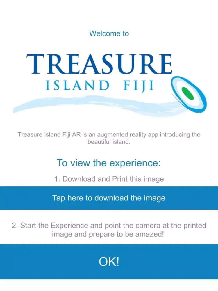 Treasure Island Fiji AR iPad  스크린샷