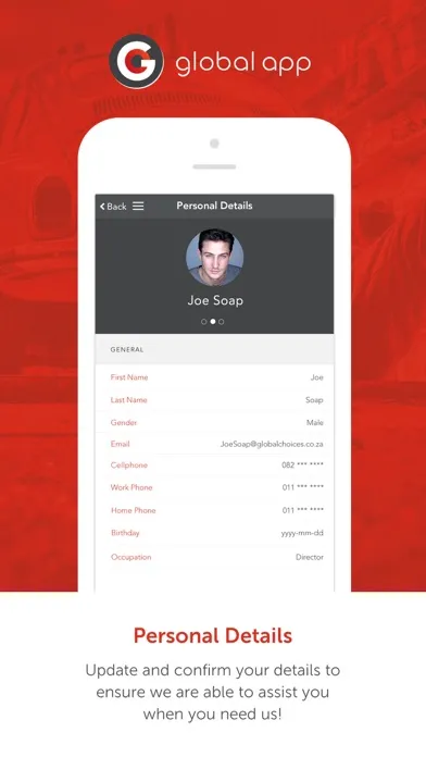 Zrzuty ekranu Global App