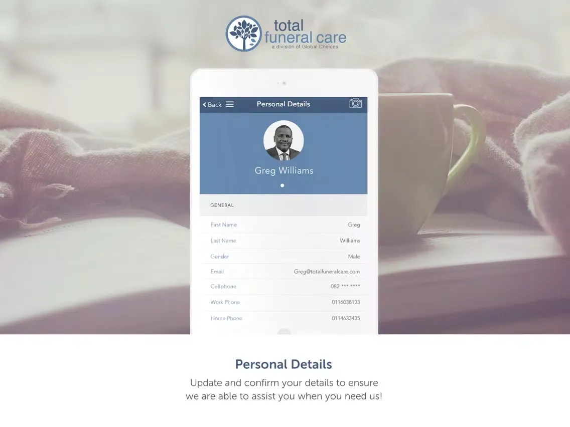 Скриншоты Total Funeral Care iPad 