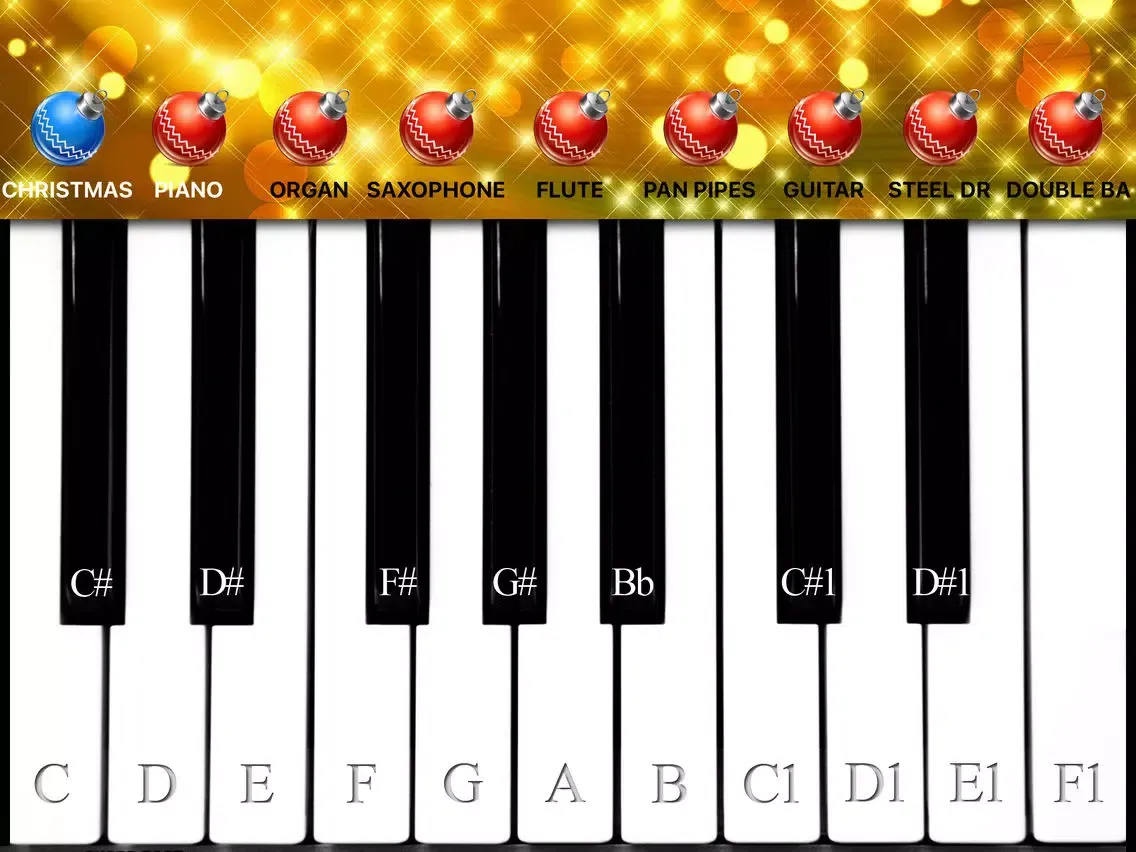 Captures d'écran de Christmas Piano iPad 