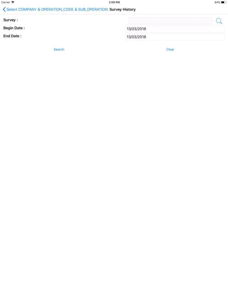 ภาพหน้าจอของ iQuestOffline iPad 