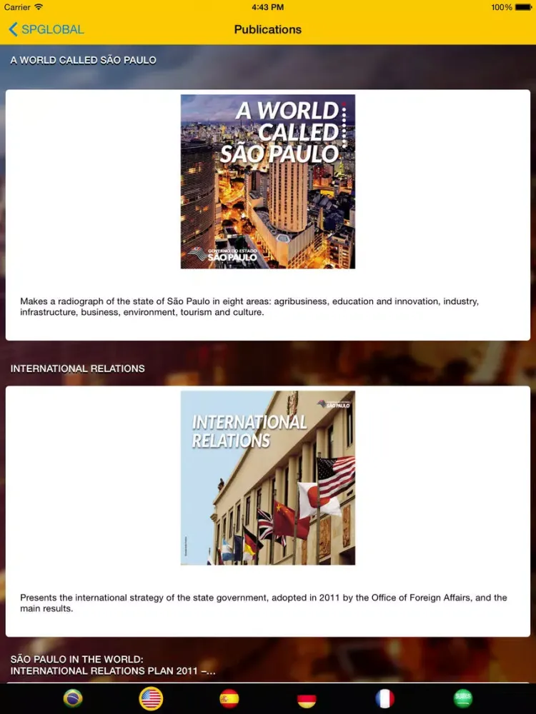 Скриншоты São Paulo Global iPad 