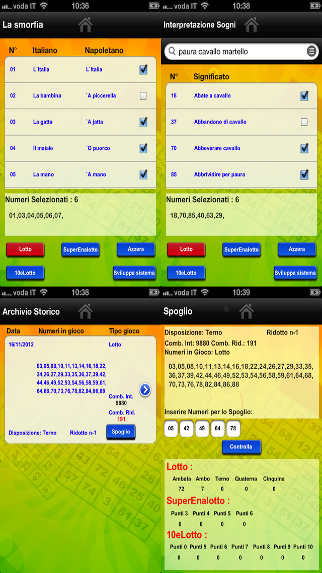 تصاویر Gioco del lotto