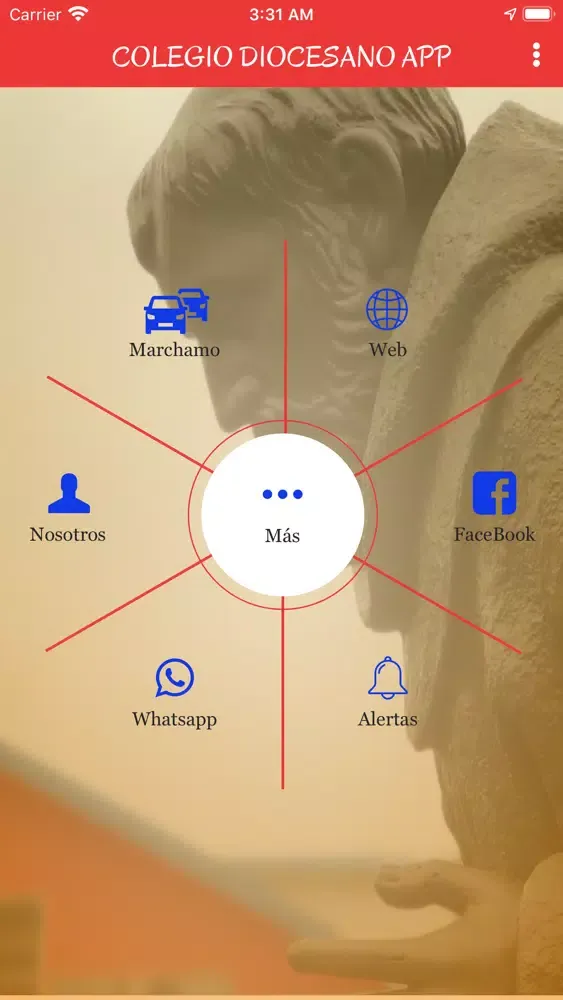 Ảnh chụp màn hình của COLEGIO DIOCESANO APP