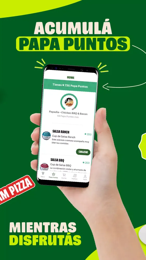 Screenshot di Papa John's Costa Rica
