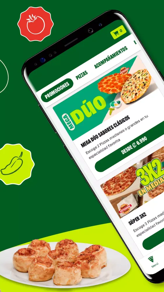 Screenshot di Papa John's Costa Rica