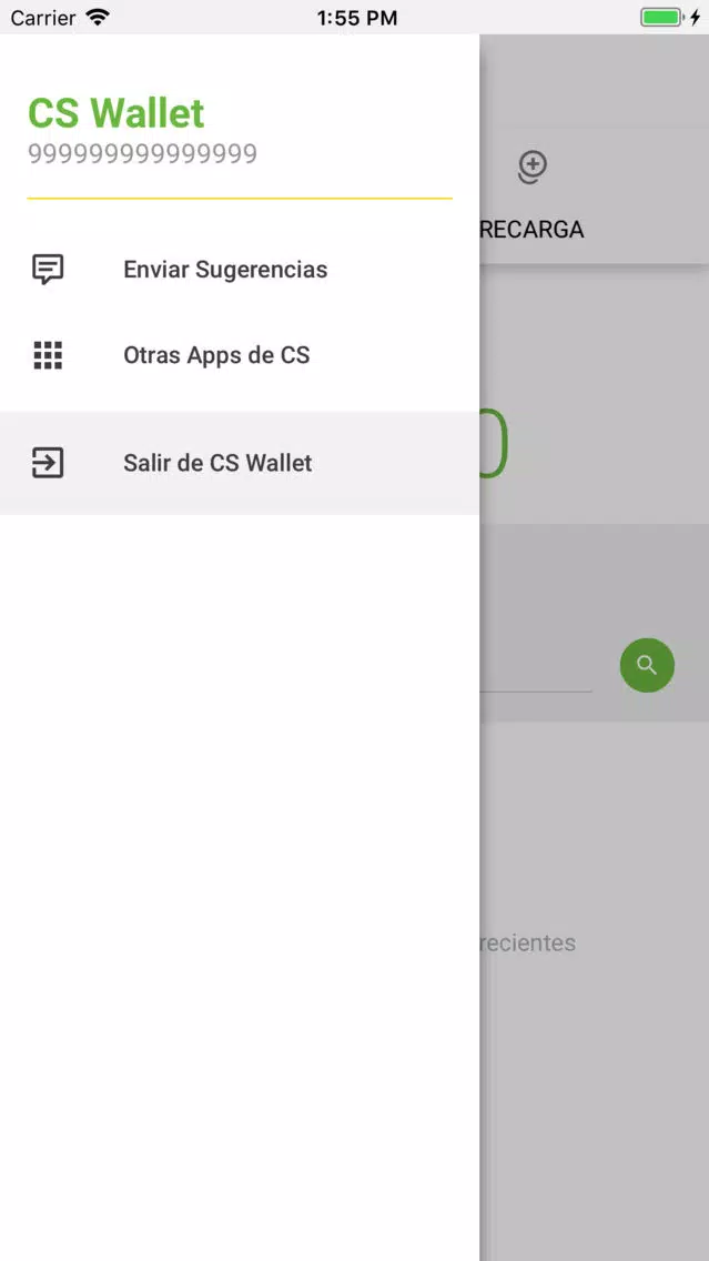 CS Wallet سکرین شاٹس