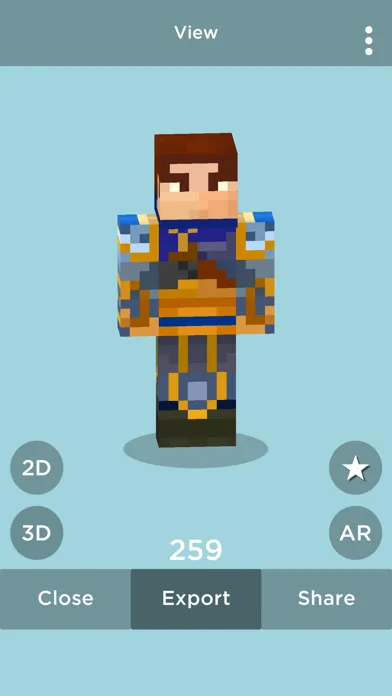 skins for Minecraft AR应用截图