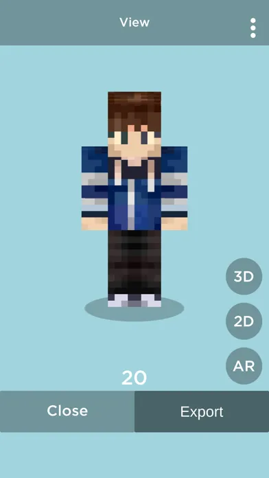 skins for Minecraft AR应用截图