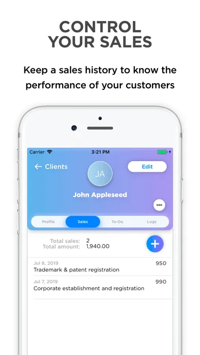 Clients — CRM mobile, personal স্ক্রিনশট