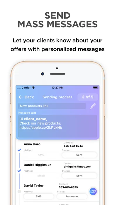 Clients — CRM mobile, personal স্ক্রিনশট