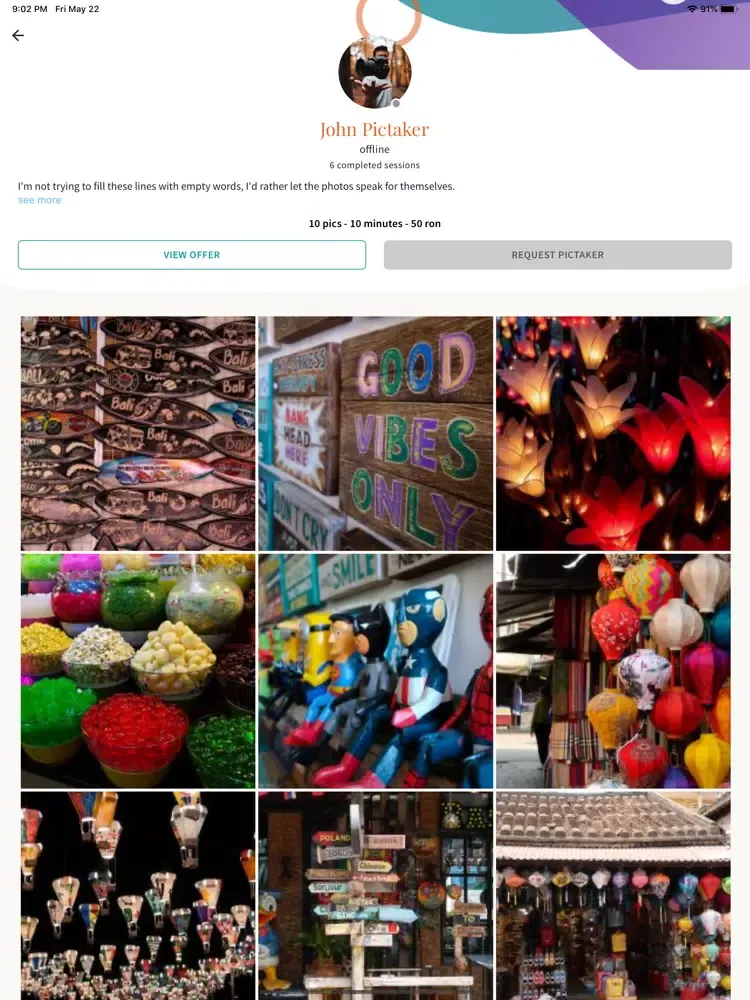 Picto - photos on demand iPad  স্ক্রিনশট