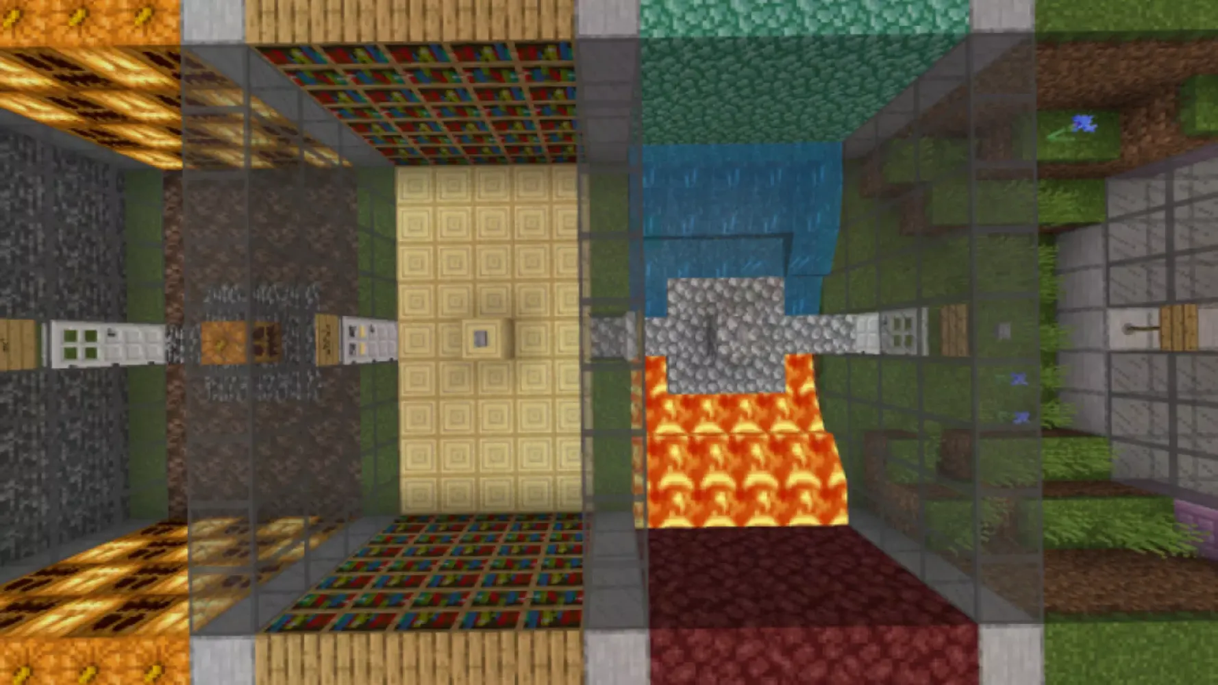 Parkour Grid MCPE Map Screenshots