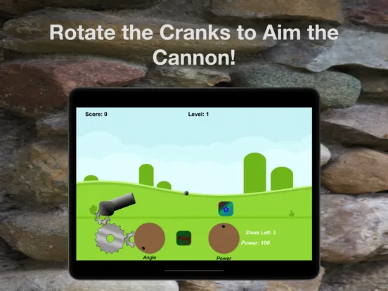 Capturas de tela do Cranky Cannon iPad 