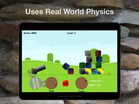 Capturas de tela do Cranky Cannon iPad 