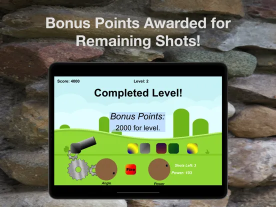 Capturas de tela do Cranky Cannon iPad 