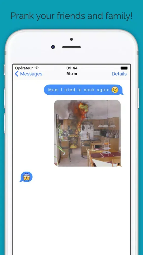 Tangkapan skrin Fire Prank - Set your pictures on fire and prank your friends!