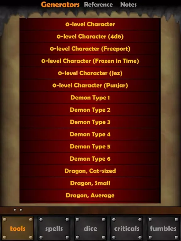The Crawler's Companion iPad  스크린샷