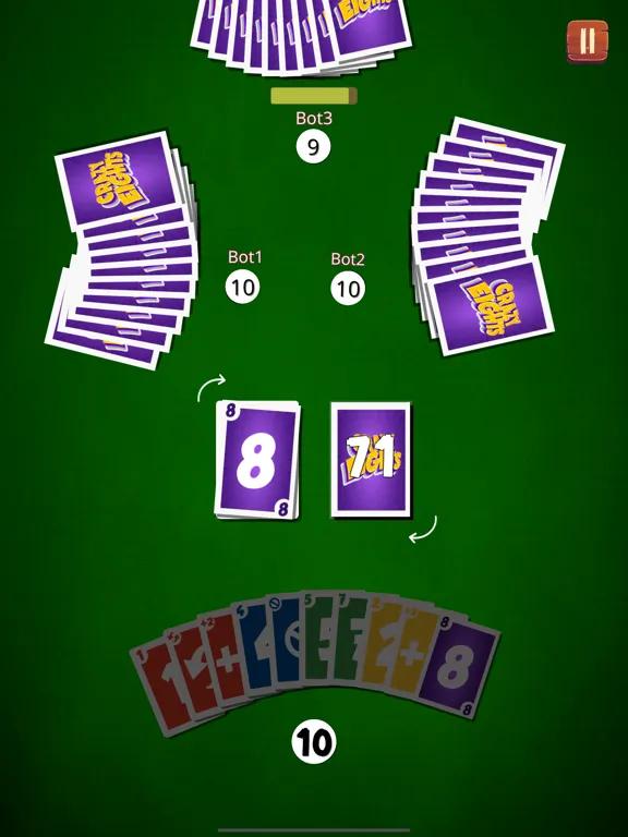 Crazy Eights Classic iPad  Screenshots