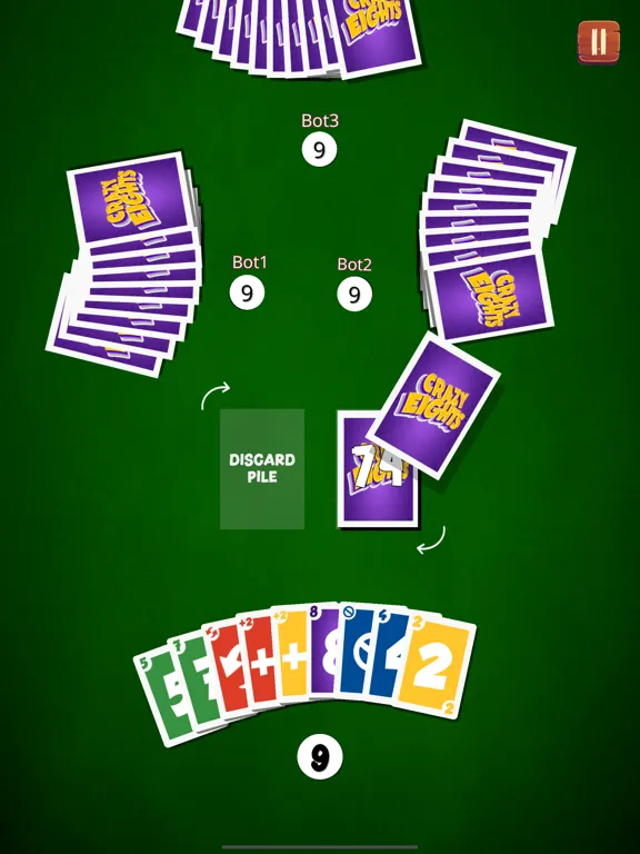 Crazy Eights Classic iPad  Screenshots