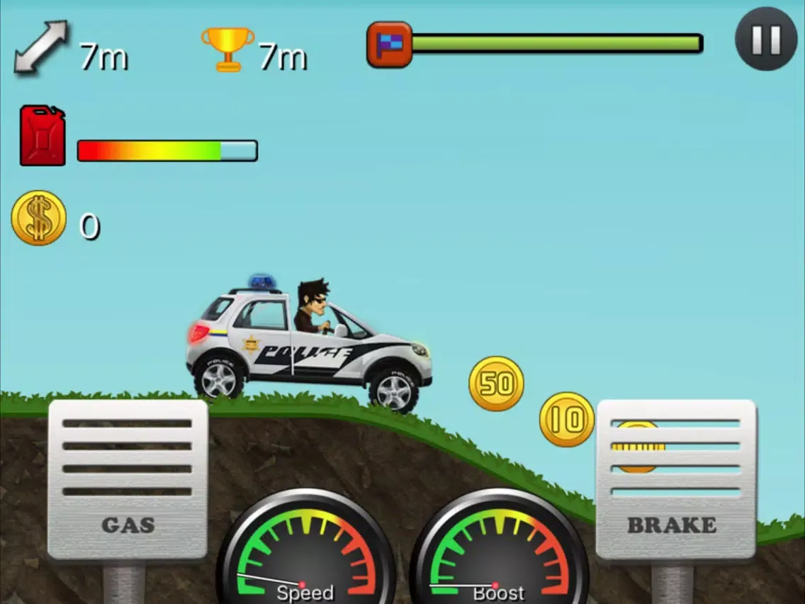Ảnh chụp màn hình của Uphill Racing : Climber Legend iPad 