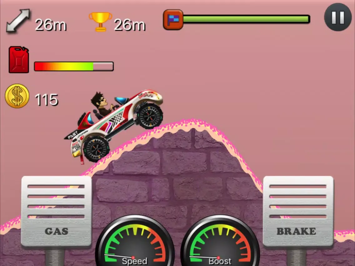 Ảnh chụp màn hình của Uphill Racing : Climber Legend iPad 