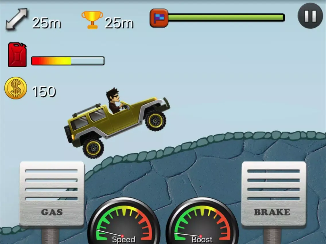 Ảnh chụp màn hình của Uphill Racing : Climber Legend iPad 