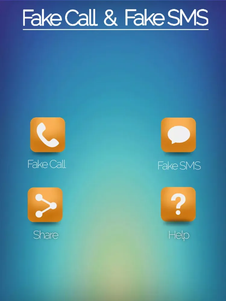 Fake Call And Fake SMS iPad  স্ক্রিনশট