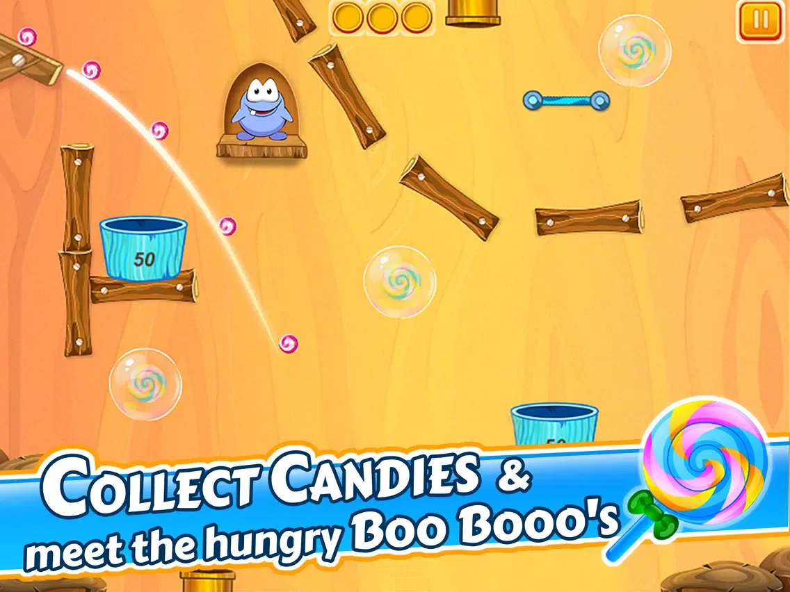 Feed Me Candy : Hungry Boo Booo iPad 应用截图