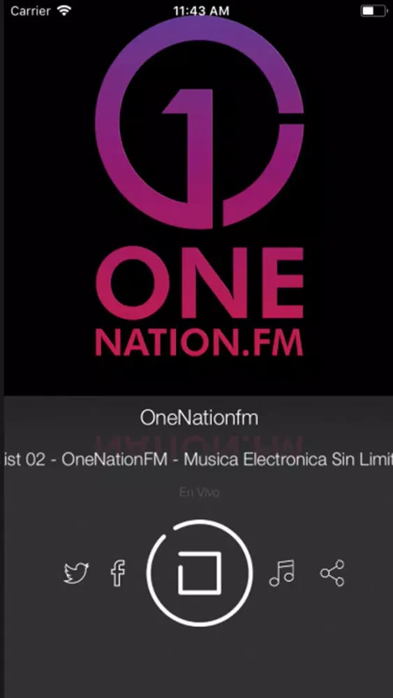 OneNation.fm سکرین شاٹس
